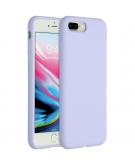 Accezz Liquid Silicone Backcover voor de iPhone 8 Plus / 7 Plus - Lilac Purple