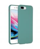 Accezz Liquid Silicone Backcover voor de iPhone 8 Plus / 7 Plus - Pine Green