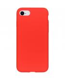 Accezz Liquid Silicone Backcover voor de iPhone SE (2022 / 2020) / 8 / 7 - Rood