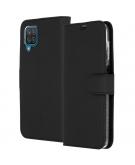 Accezz Wallet Softcase Booktype voor de Samsung Galaxy A12 - Zwart