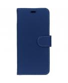 Accezz Wallet Softcase Booktype voor Samsung Galaxy A8 (2018) - Donkerblauw