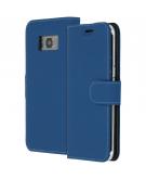 Accezz Wallet Softcase Booktype voor Samsung Galaxy S8 - Donkerblauw