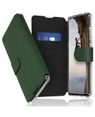 Accezz Xtreme Wallet Booktype voor de Samsung Galaxy S21 - Donkergroen