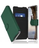Accezz Xtreme Wallet Booktype voor de Samsung Galaxy S21 Ultra - Donkergroen