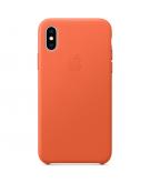 Apple Leather Backcover voor de iPhone Xs - Sunset