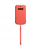 Apple Leather Sleeve MagSafe voor de iPhone 12 Pro Max - Pink Citrus