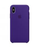 Apple Silicone Backcover voor de iPhone X - Ultra Violet