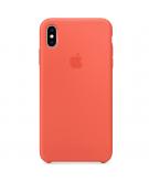 Apple Silicone Backcover voor de iPhone Xs Max - Nectarine