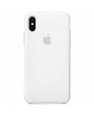 Apple Silicone Backcover voor iPhone X - White