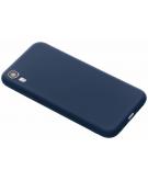 Color Backcover voor iPhone Xr - Donkerblauw