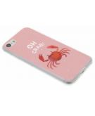 Design Backcover voor iPhone SE (2022 / 2020) / 8 / 7 - Oh Crab