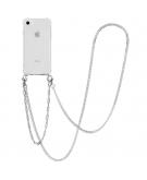 iMoshion Backcover met koord + armband - Ketting voor de iPhone SE (2022 / 2020) / 8 / 7 - Zilver