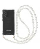 iMoshion Backcover met koord - Parels voor de Samsung Galaxy A52(s) (5G/4G) - Transparant