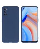 iMoshion Color Backcover voor de Oppo Reno4 Pro 5G - Donkerblauw