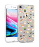 iMoshion Design hoesje iPhone SE (2022 / 2020) / 8 / 7  - Sushi - Multicolor