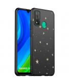 iMoshion Design hoesje voor de Huawei P Smart (2020) - Sterren - Zwart / Goud