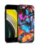 iMoshion Design hoesje voor de iPhone SE (2022 / 2020) / 8 / 7 - Jungle - Vlinder