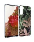 iMoshion Design hoesje voor de Samsung Galaxy S21 - Jungle - Groen / Roze