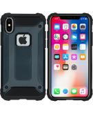 iMoshion Rugged Xtreme Backcover voor de iPhone X - Donkerblauw