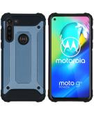 iMoshion Rugged Xtreme Backcover voor de Motorola Moto G8 Power - Donkerblauw