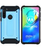 iMoshion Rugged Xtreme Backcover voor de Motorola Moto G8 Power - Lichtblauw