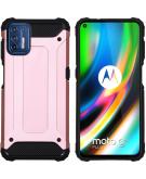 iMoshion Rugged Xtreme Backcover voor de Motorola Moto G9 Plus - Rosé Goud