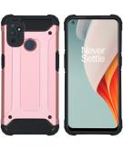 iMoshion Rugged Xtreme Backcover voor de OnePlus Nord N100 - Rosé Goud