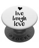 PopSockets iMoshion PopGrip - Live Laugh Love - White