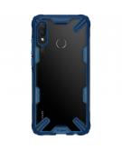 Ringke Fusion X Backcover voor de Huawei P Smart (2019) - Blauw