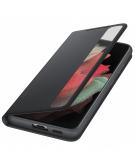 Samsung Clear View Booktype voor Galaxy S21 Ultra - Zwart