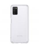 Samsung Silicone Clear Cover voor de Galaxy A03s - Transparant