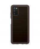 Samsung Silicone Clear Cover voor de Galaxy A03s - Zwart