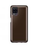 Samsung Silicone Clear Cover voor de Galaxy A12 - Zwart