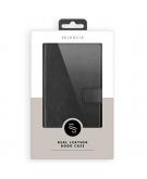 Selencia Echt Lederen Booktype voor Samsung Galaxy S8 - Zwart