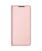 Slim Softcase Booktype voor de Samsung Galaxy S21 - Rosé Goud