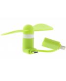 Smartphone ventilator Micro-USB / Lightning - Groen