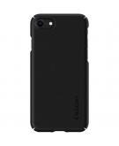 Spigen Thin Fit Backcover voor iPhone SE (2022 / 2020) / 8 / 7 - Zwart