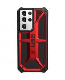 UAG Monarch Backcover voor de Samsung Galaxy S21 Ultra - Crimson Red