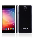 VKWORLD VK560 Quad-Core 5,5 Zoll Android 5.1 Dual Sim 4G Smartphone 8GB ROM 1GB RAM 13,0MP - Schwarz Black