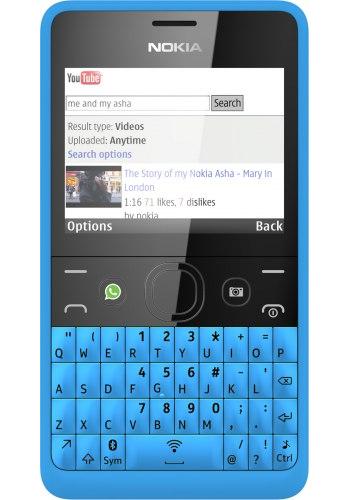 Nokia Asha 210 Cyan Qwerty
