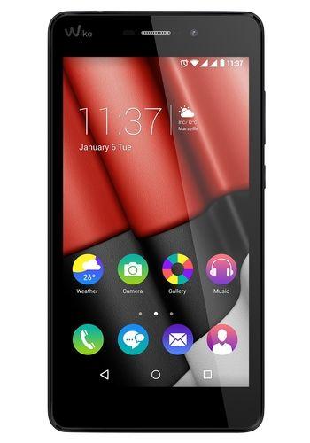 WIKO 5.5 inch LTE Dual-SIM smartphone Android 5.1 Lollipop 1.2 GHz Quad Core Zwart Zwart Zwart